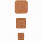 دستگیره کابینت چوبی طرح مربعی کد S